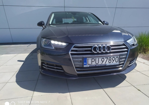 Audi A4 cena 69900 przebieg: 157100, rok produkcji 2017 z Puck małe 529